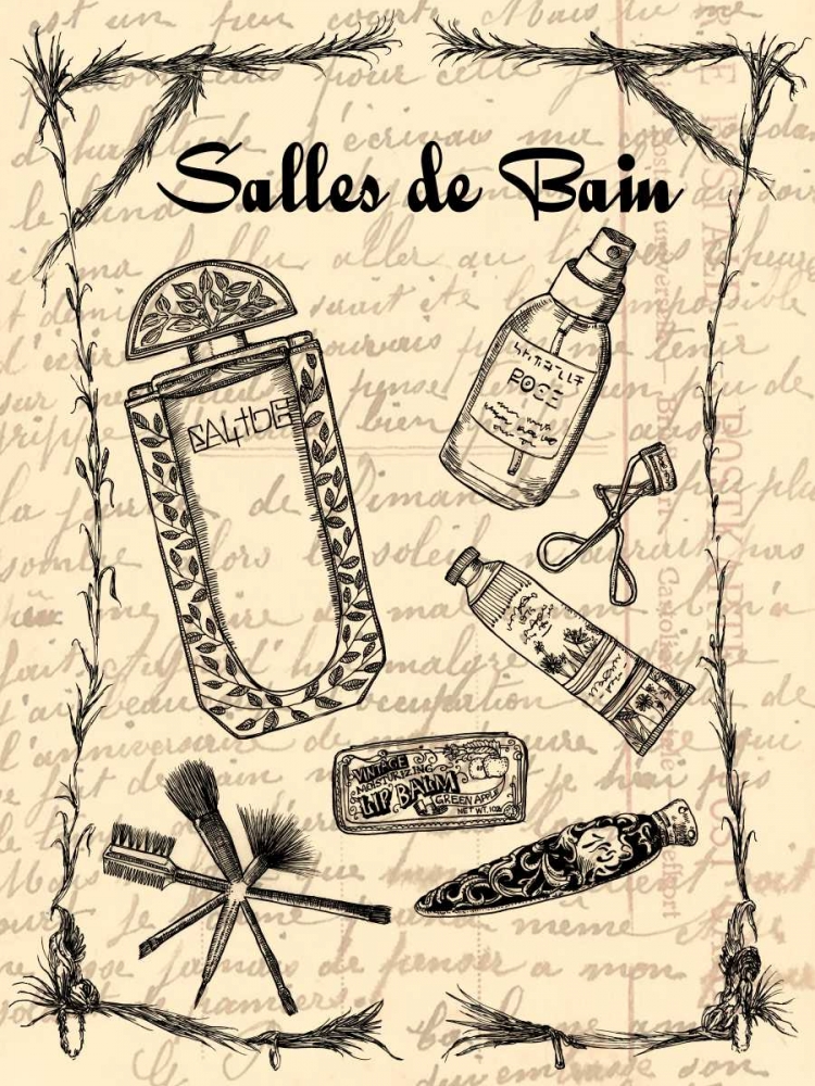 Wall Art Painting id:147869, Name: Bath Femme I, Artist: Wang, Melissa