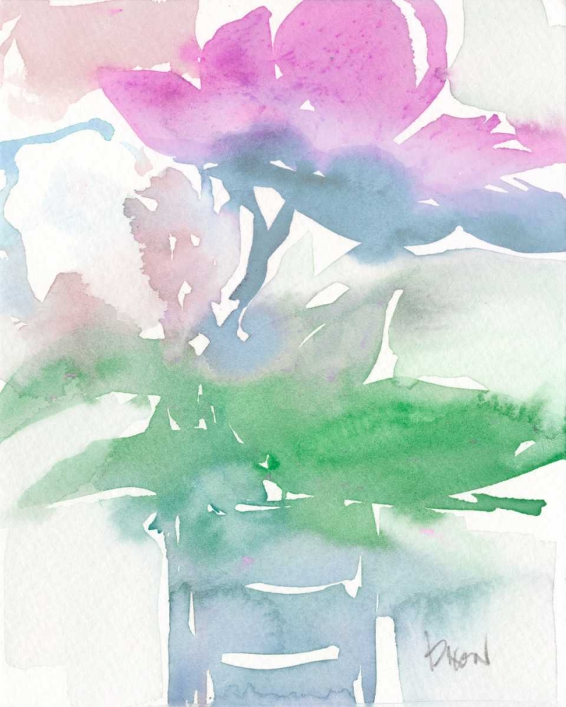 Wall Art Painting id:147906, Name: Pretty Pink Flowers I, Artist: Dixon, Samuel