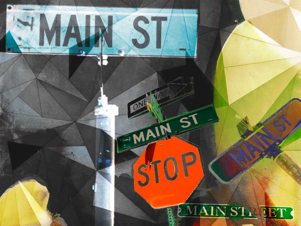Art Print: Main Street Collage 