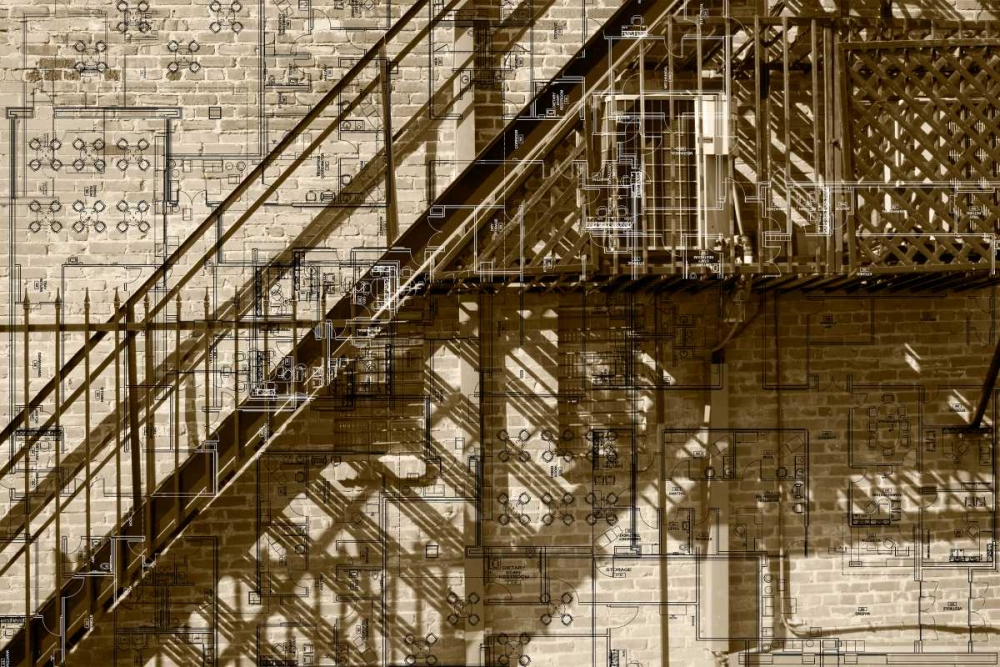 Wall art: Architecture Drawing I, by Jasper, Sisa