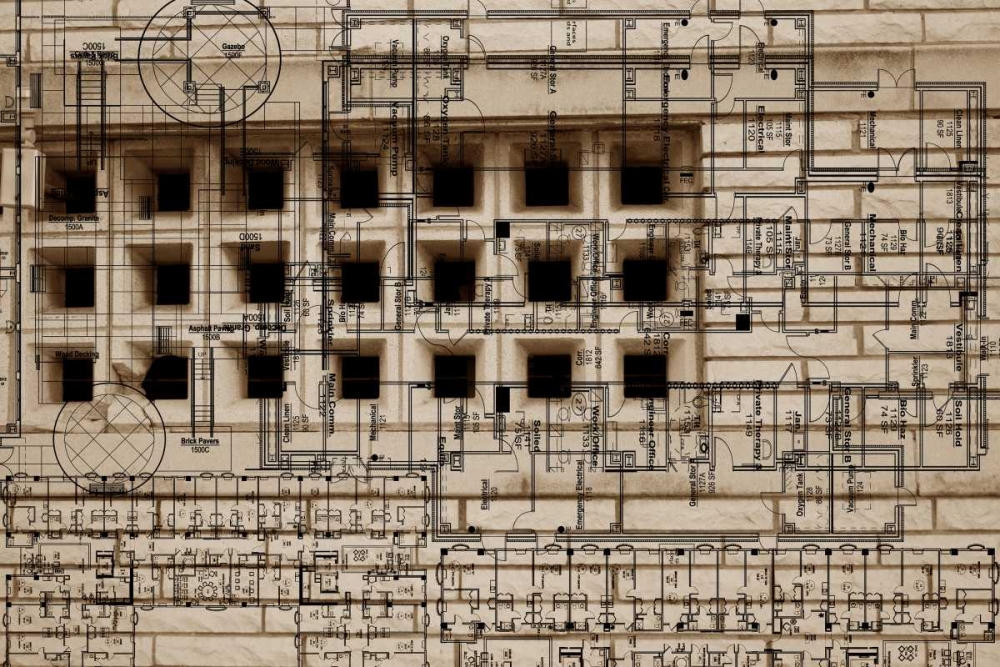 Wall art: Architecture Drawing II, by Jasper, Sisa