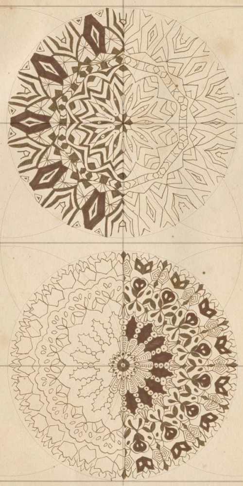 Wall art: Sacred Geometry Sketch I, by McCavitt, Naomi