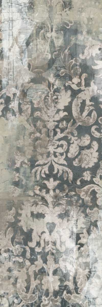 Art Print: Weathered Damask Panel I