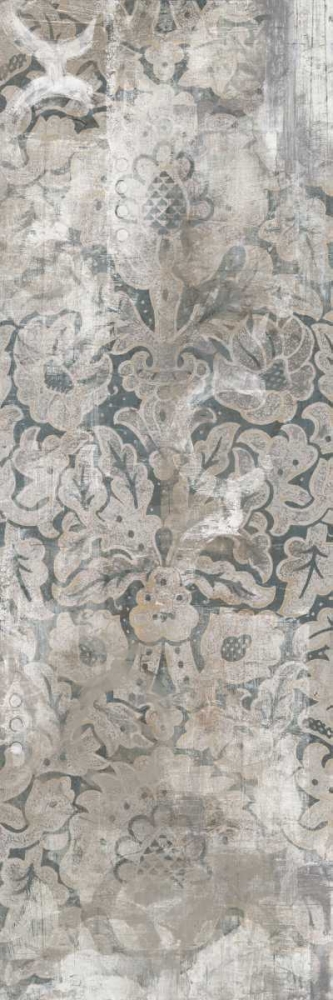 Art Print: Weathered Damask Panel III