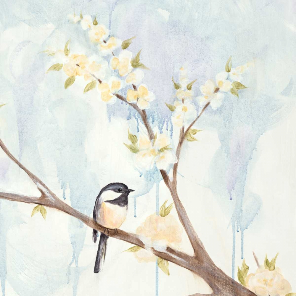 Art Print: Spring Chickadees II