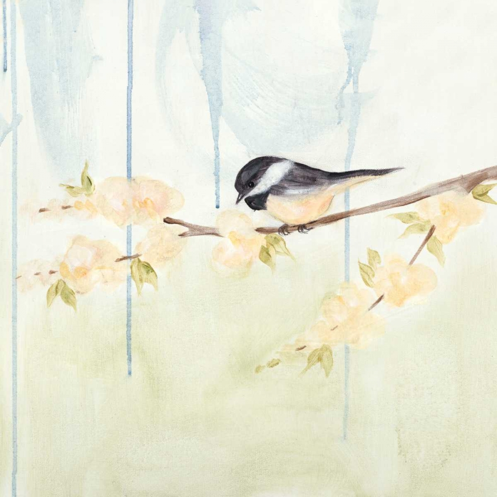 Art Print: Spring Chickadees III