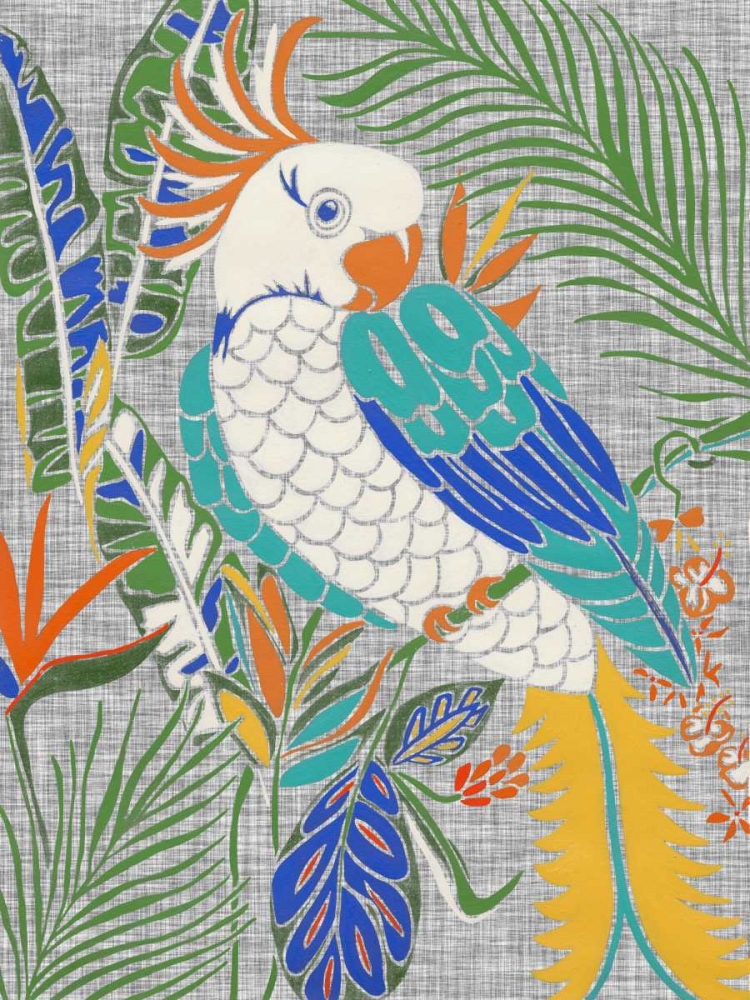 Wall Art Painting id:50733, Name: Tropical Cockatoo, Artist: Zarris, Chariklia