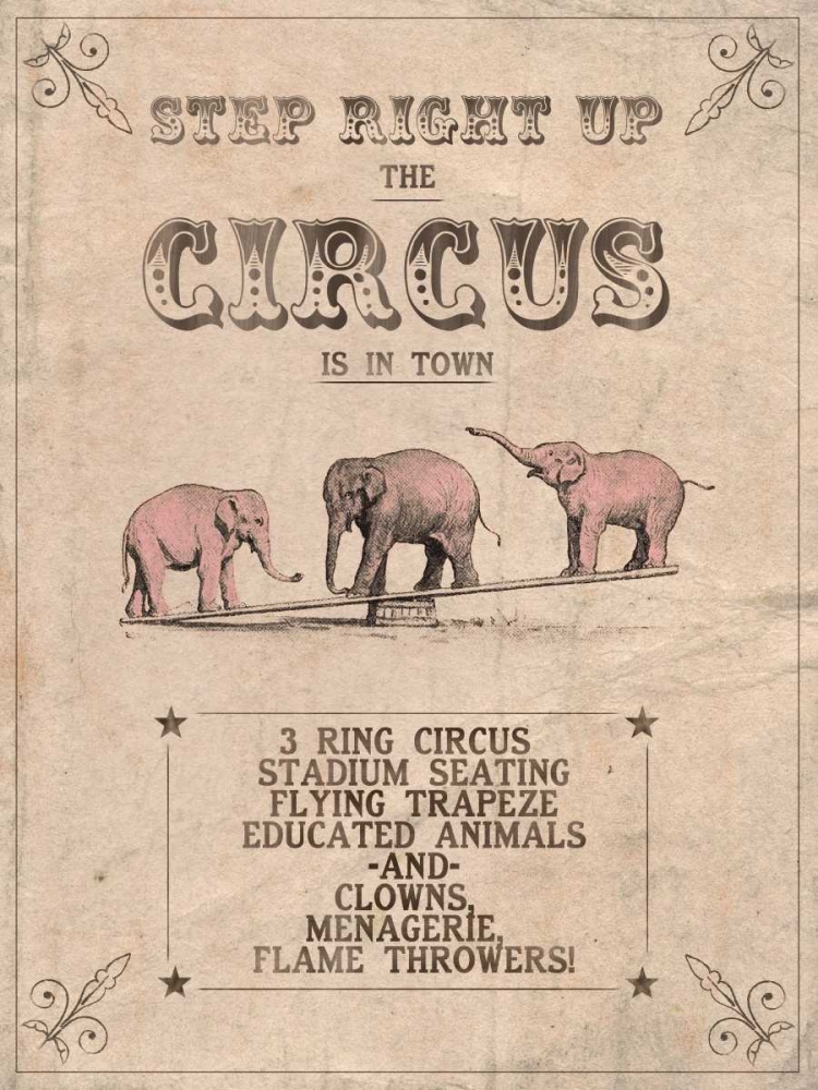 Wall art: Vintage Circus I, by Popp, Grace