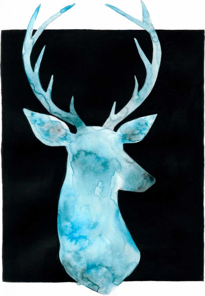 Wall art: White Tail Bust I, by Popp, Grace