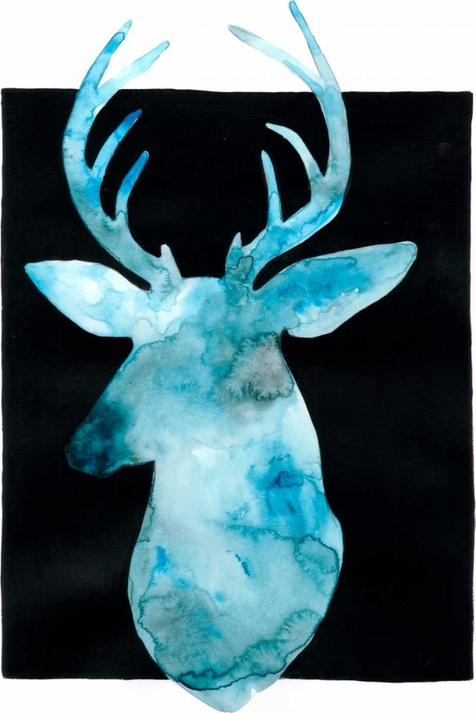 Wall Art Painting id:60742, Name: White Tail Bust II, Artist: Popp, Grace