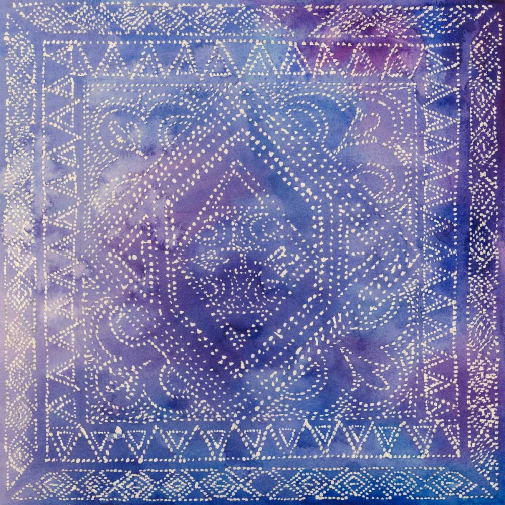 Art Print: Batik Nebula I