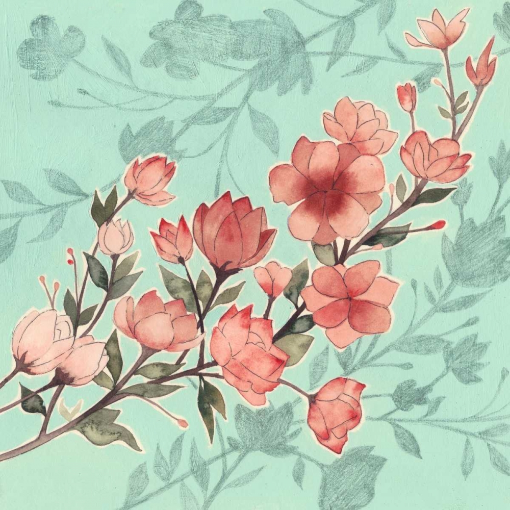 Wall art: Cherry Blossom Shadows I, by Popp, Grace