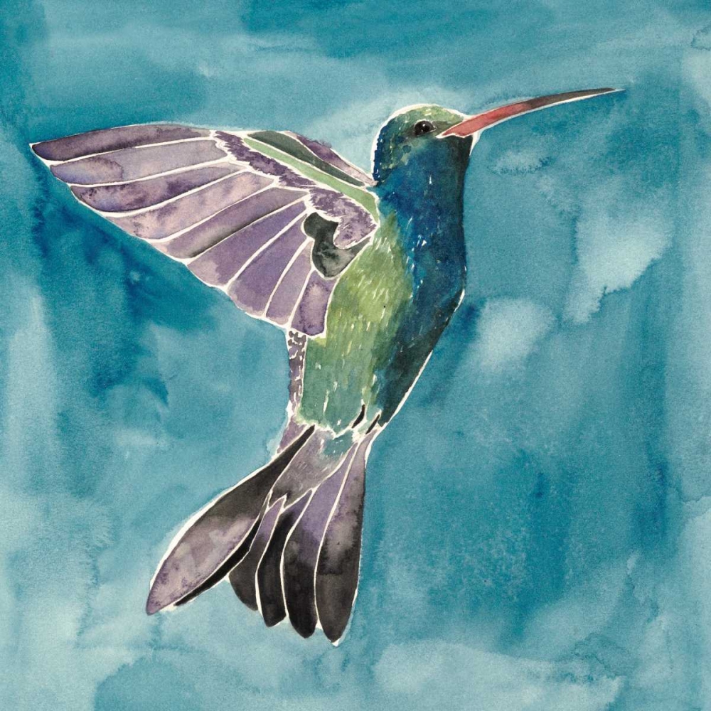 Wall art: Watercolor Hummingbird I, by Popp, Grace