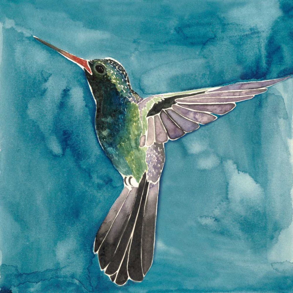 Wall art: Watercolor Hummingbird II, by Popp, Grace