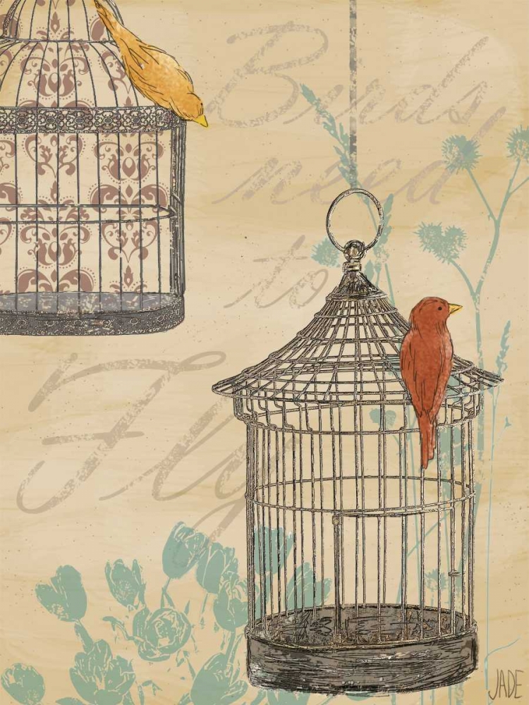 Wall art: Uncaged I, by Reynolds, Jade