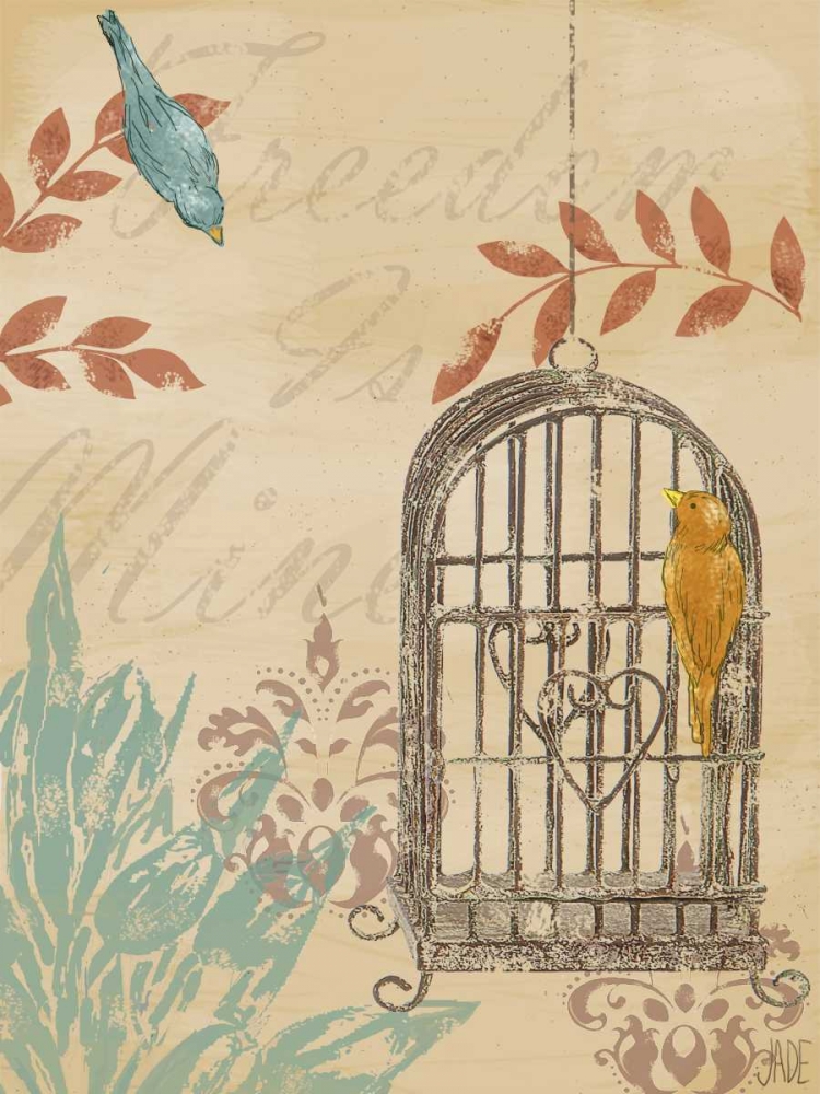 Wall art: Uncaged II, by Reynolds, Jade