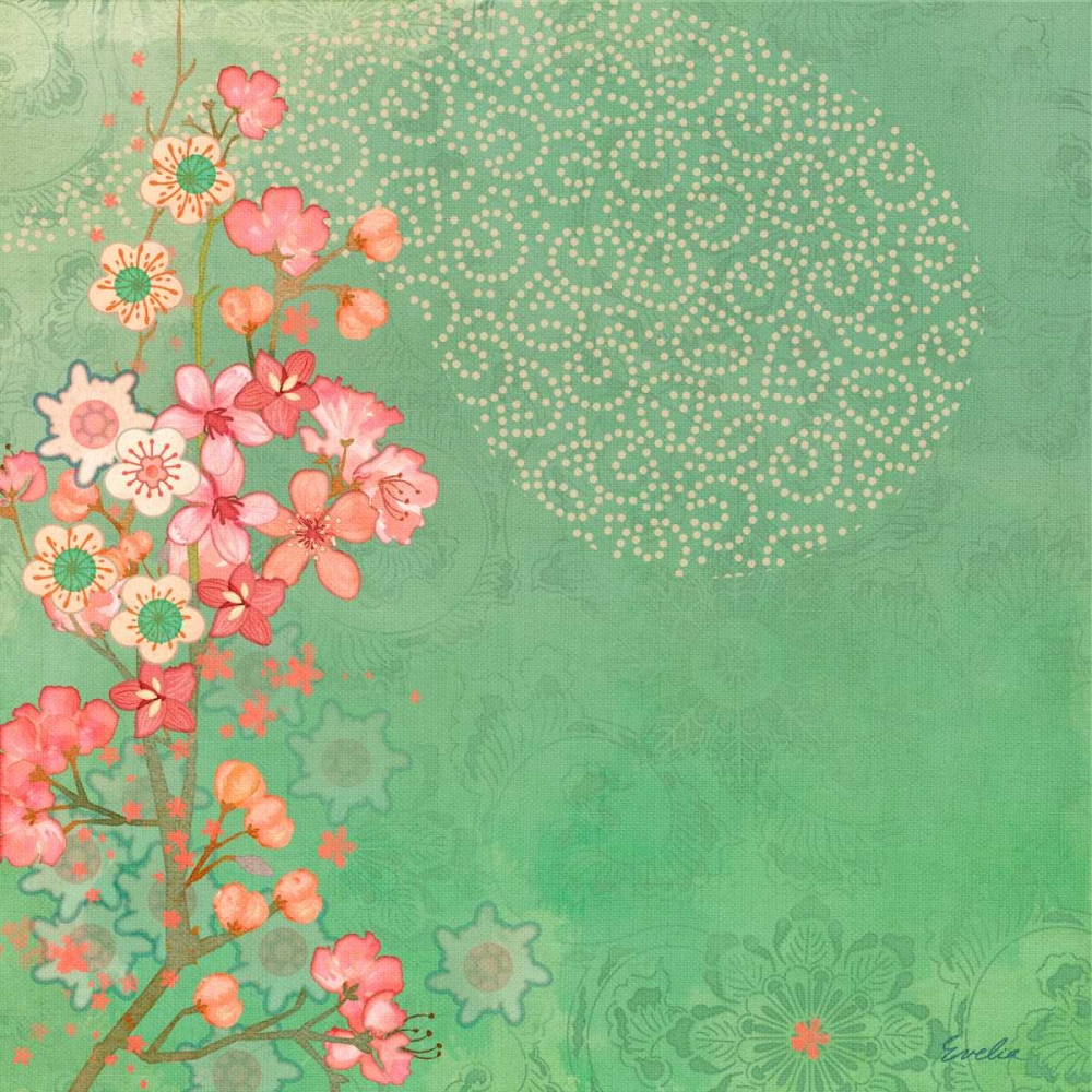 Wall art: Tokyo Cherry III, by Evelia Designs