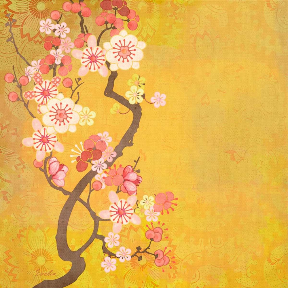 Wall art: Tokyo Cherry IV, by Evelia Designs
