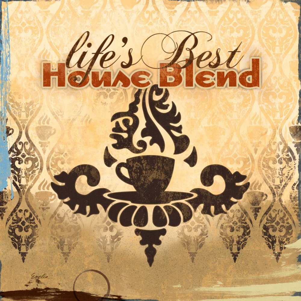 Wall Art Painting id:60991, Name: Coffee House II, Artist: Evelia Designs