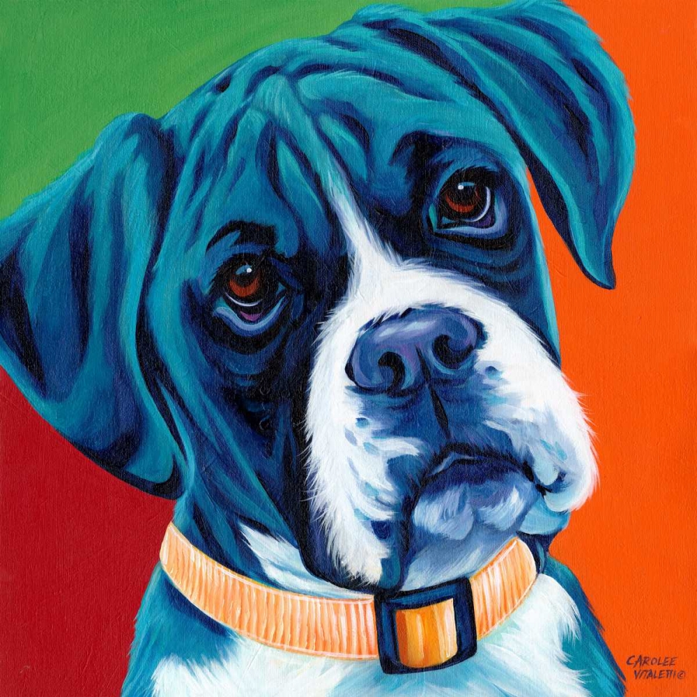 Wall Art Painting id:76375, Name: Cute Pups I, Artist: Vitaletti, Carolee