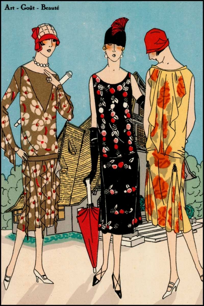 Art Print: Vintage Couture I
