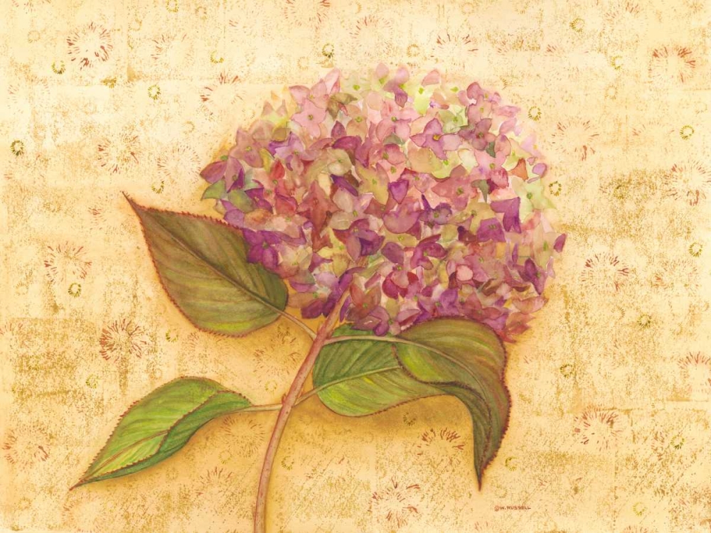 Wall Art Painting id:68288, Name: Hydrangea Love I, Artist: Russell, Wendy