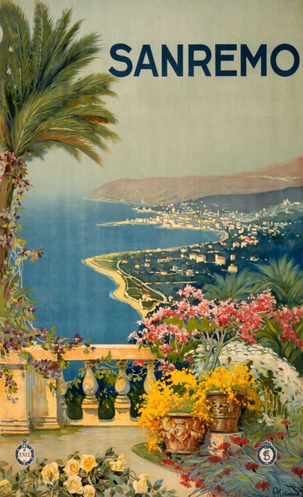 Wall Art Painting id:155942, Name: See San Remo, Artist: Studio W