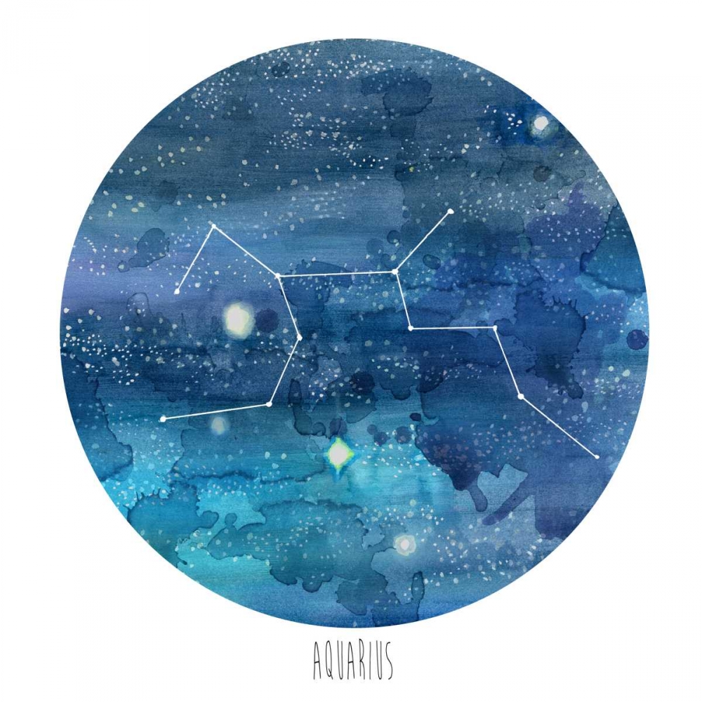 Wall art: Constellation-Aquarius, by McCavitt, Naomi