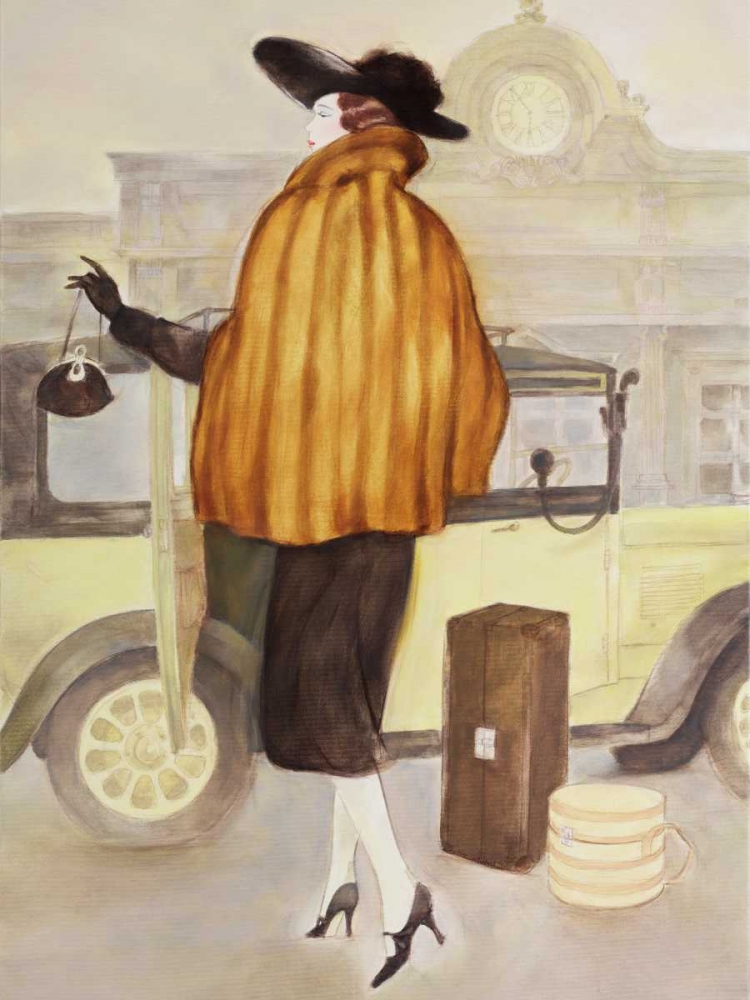 Art Print: Vintage Lady IV