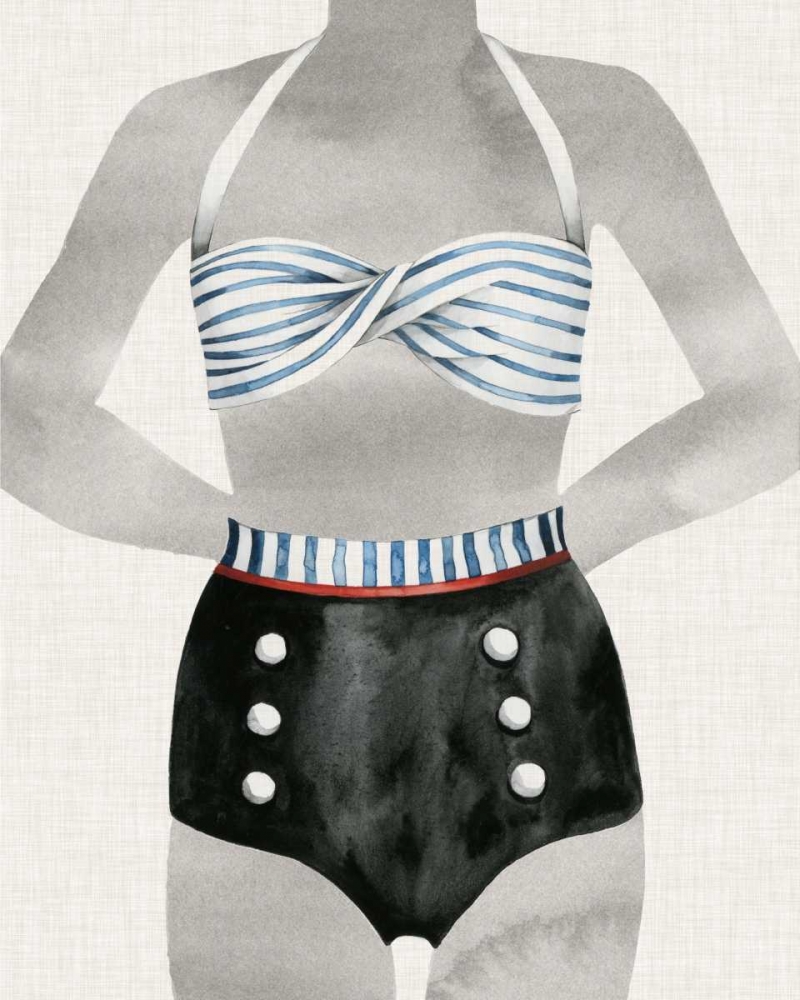 Art Print: Vintage Bathing Suit I