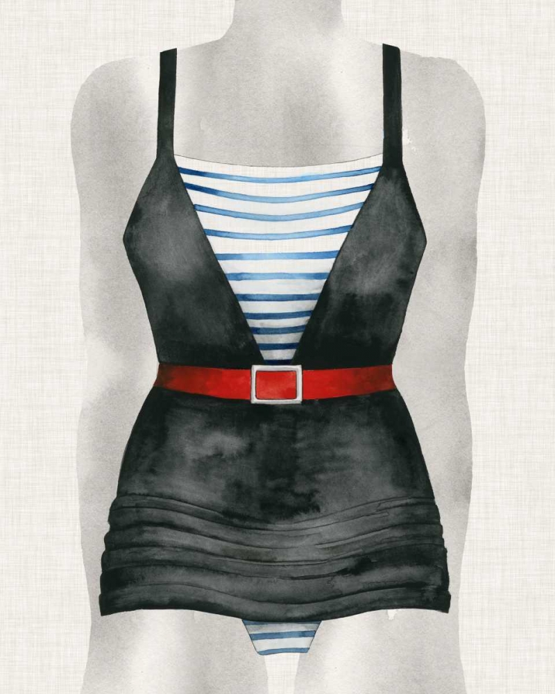 Art Print: Vintage Bathing Suit IV