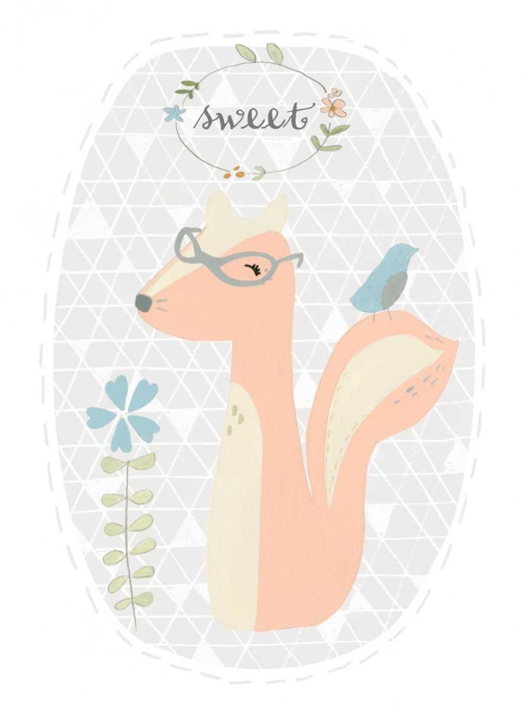 Wall art: Quirky Forest I, by Vess, June Erica