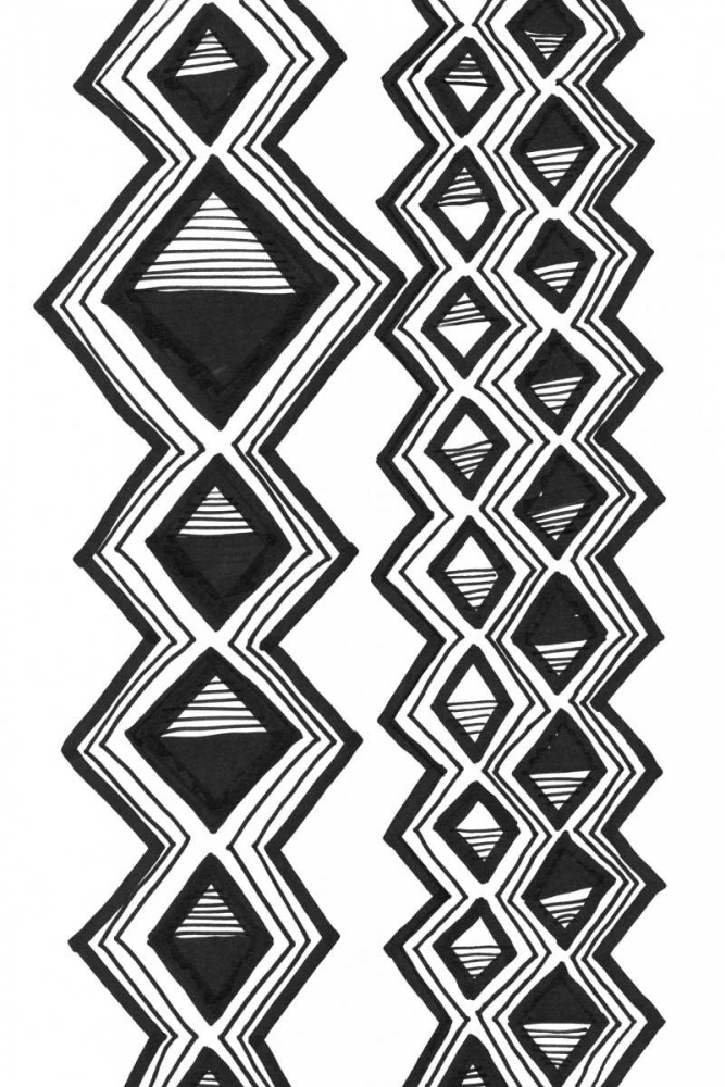 Wall art: Mud Cloth Study I, by Stramel, Renee W.