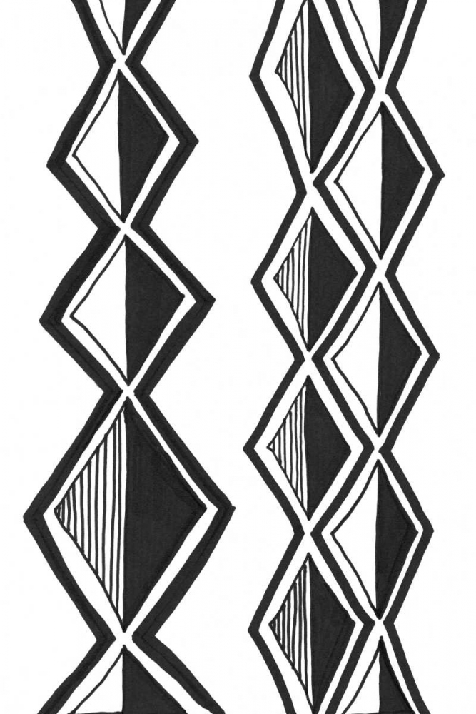 Wall art: Mud Cloth Study II, by Stramel, Renee W.