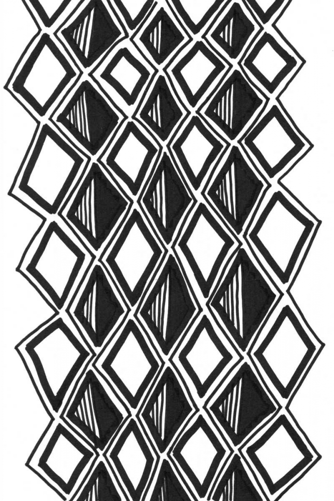 Wall art: Mud Cloth Study III, by Stramel, Renee W.