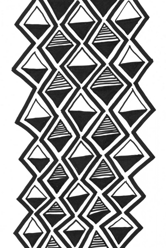 Wall art: Mud Cloth Study IV, by Stramel, Renee W.