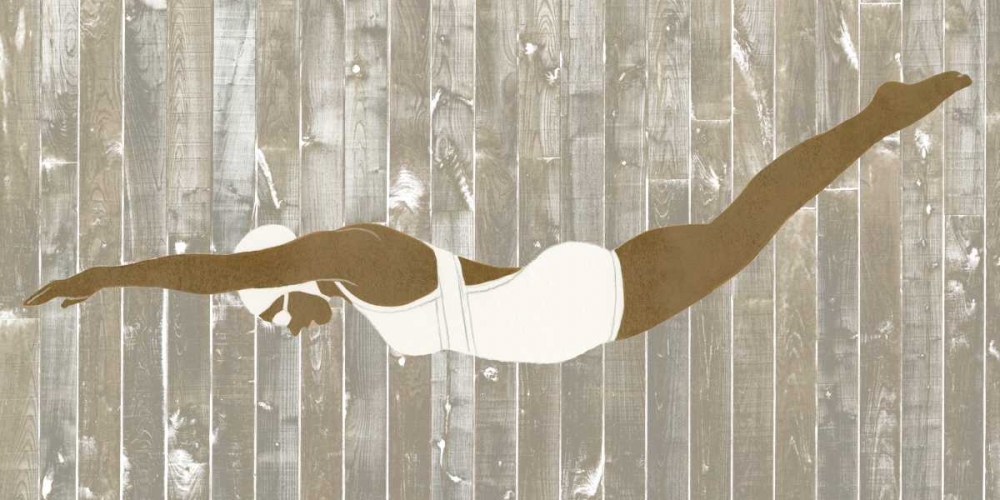 Art Print: Vintage Diver IV