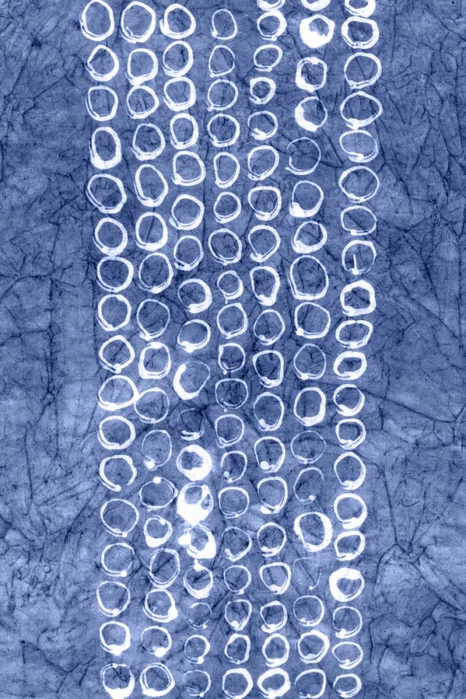 Wall art: Indigo Primitive Patterns I, by Stramel, Renee W.