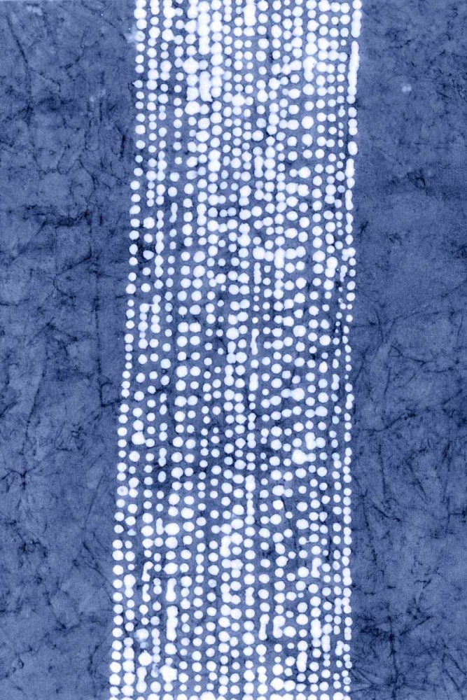 Wall art: Indigo Primitive Patterns VI, by Stramel, Renee W.