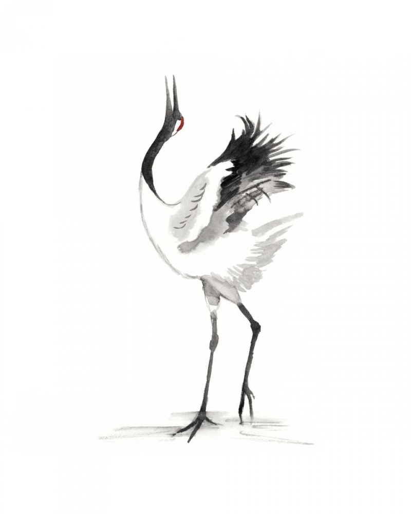 Wall art: Japanese Cranes IV, by McCavitt, Naomi