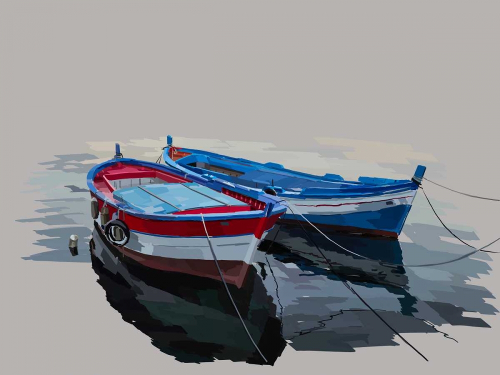 Wall art: Bold Boats II, by Kalina, Emily