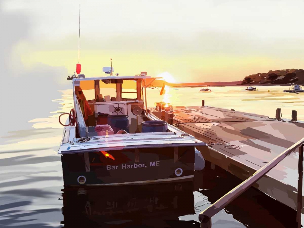 Wall Art Painting id:154909, Name: Bold Boats IV, Artist: Kalina, Emily