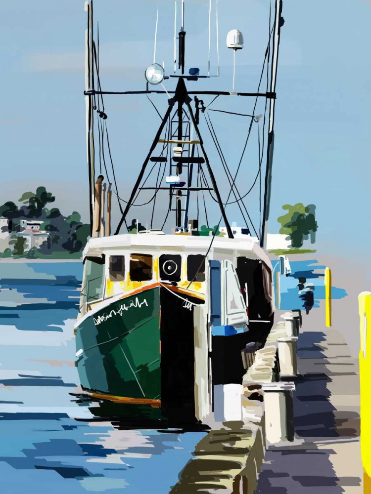 Wall Art Painting id:154911, Name: Bold Boats VI, Artist: Kalina, Emily
