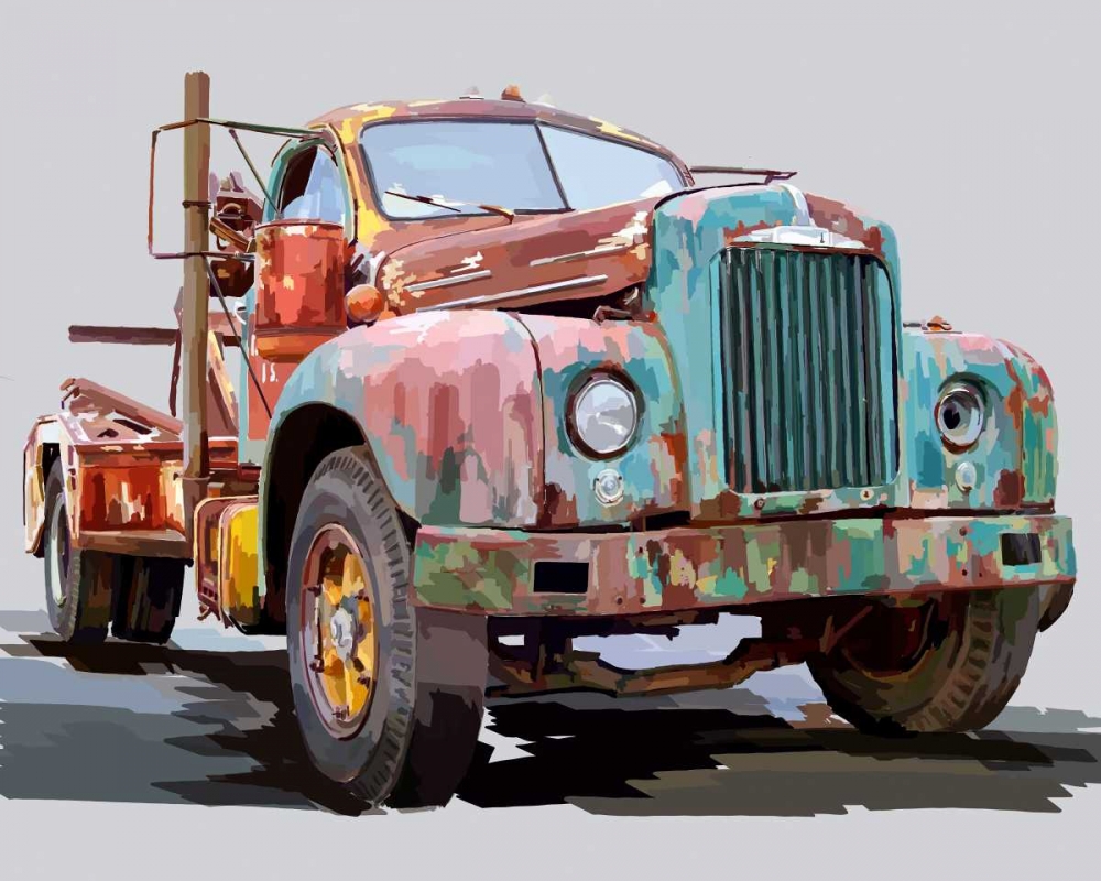 Wall Art Painting id:154913, Name: Powerful Truck I, Artist: Kalina, Emily