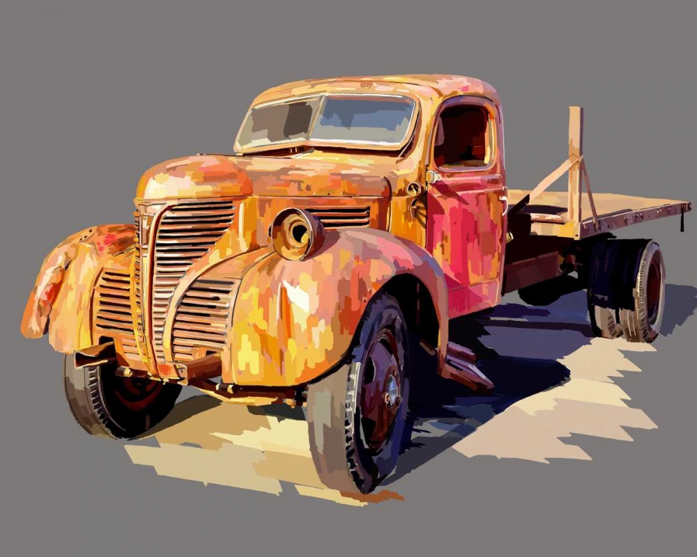 Wall Art Painting id:154914, Name: Powerful Truck II, Artist: Kalina, Emily