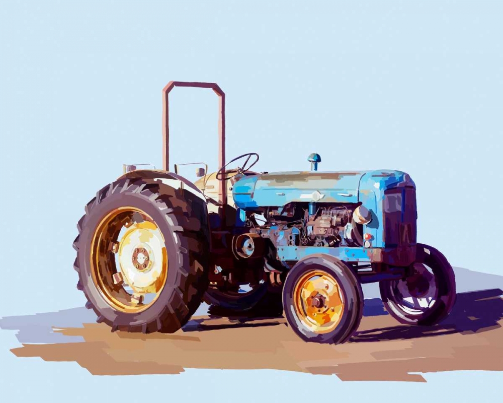 Wall Art Painting id:154915, Name: Vintage Tractor I, Artist: Kalina, Emily
