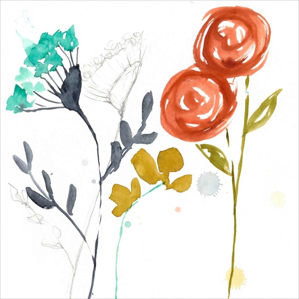 Wall Art Painting id:155283, Name: Painted Whimsy I, Artist: Goldberger, Jennifer