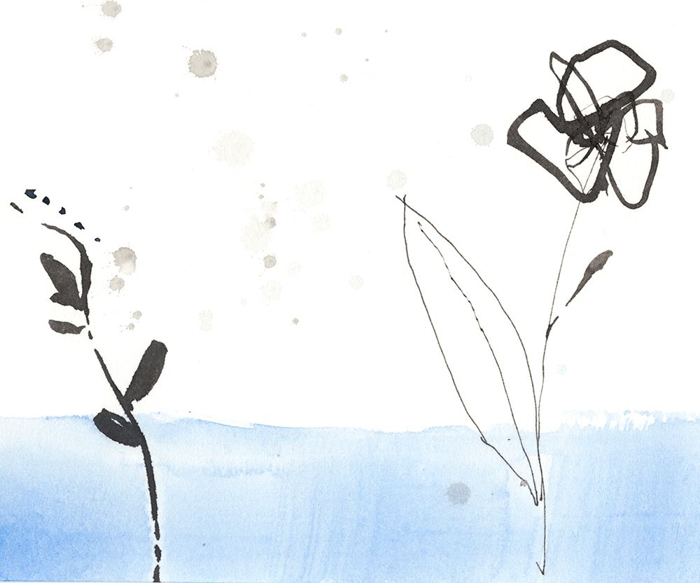 Wall art: Sketched Garden VII, by Goldberger, Jennifer