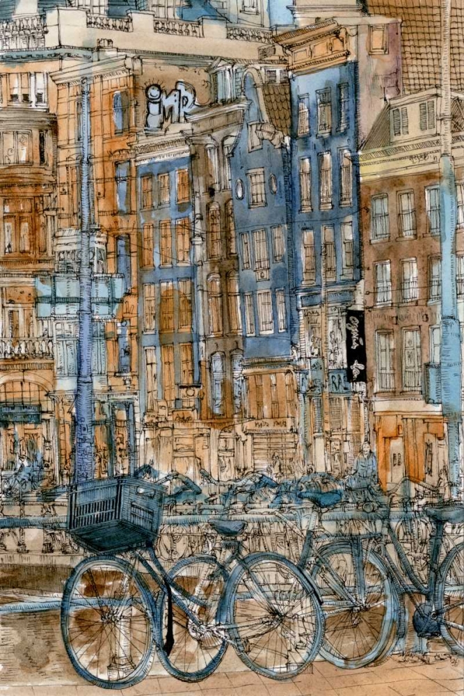 Art Print: City Scene I