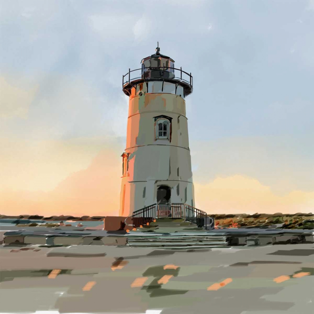 Wall Art Painting id:164709, Name: Lighthouse Scene I, Artist: Kalina, Emily